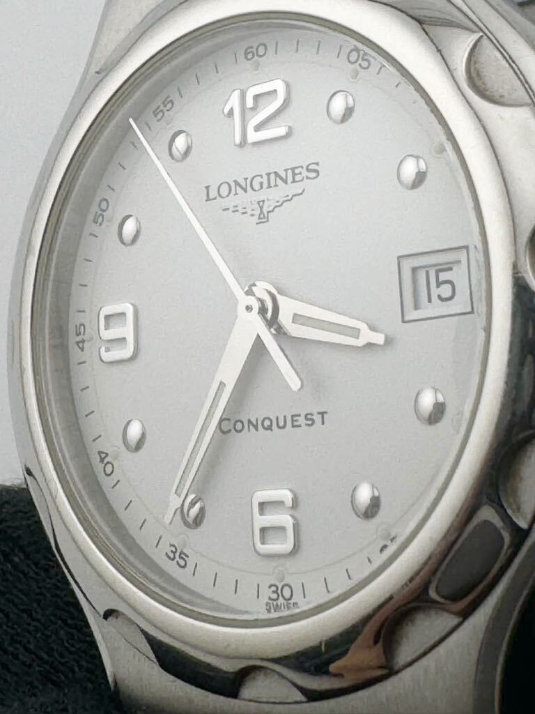 LONGINES ロンジン クォーツ メンズ レディース腕時計 CONQUEST コンクエスト L1.631.4【k3450】_画像3