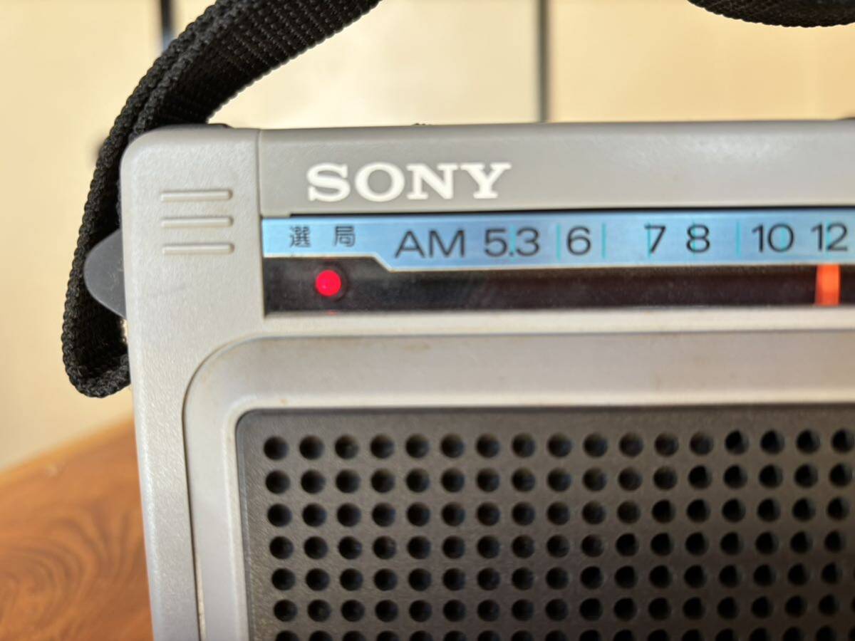 SONY AM wide cover portable radio ICR-S71