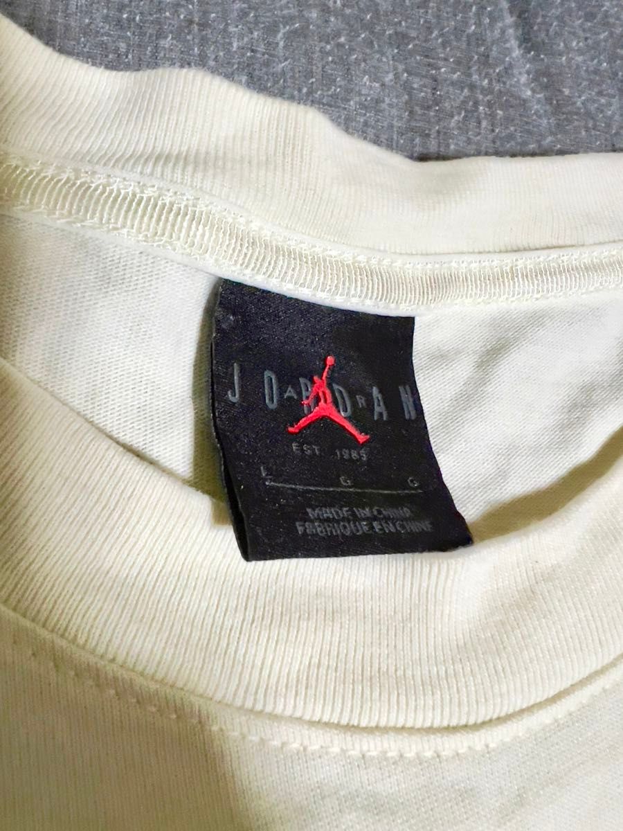 Jordan Brand x A Ma Maniere Tee "Cream" Tシャツ　Lサイズ