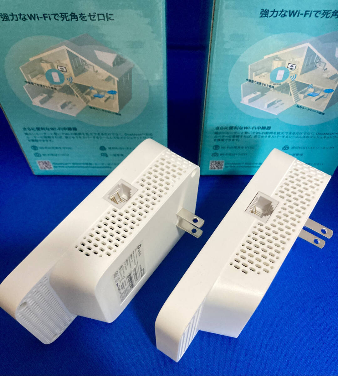 [送料無料] 美品2台セット 3年保証 TP-Link WiFi 無線LAN 中継機 RE330 /Wi-Fi 5/11ac/AC1200/866+300Mbps/MU-MIMO/有線LANポートの画像4