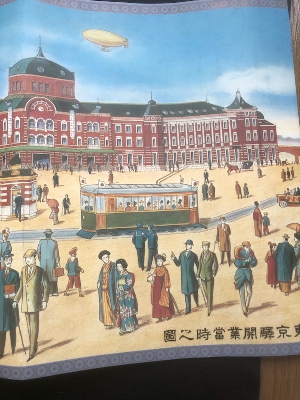 東京駅開業70周年記念入場券　80㎝_画像5