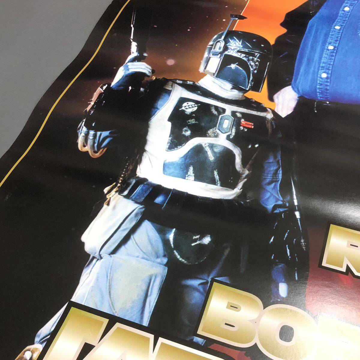 貴重 店頭 告知用 非売品 スターウォーズ ポスター R2-D2 ボバ・フェット ジャパンツアー 2005 STARWARSの画像6