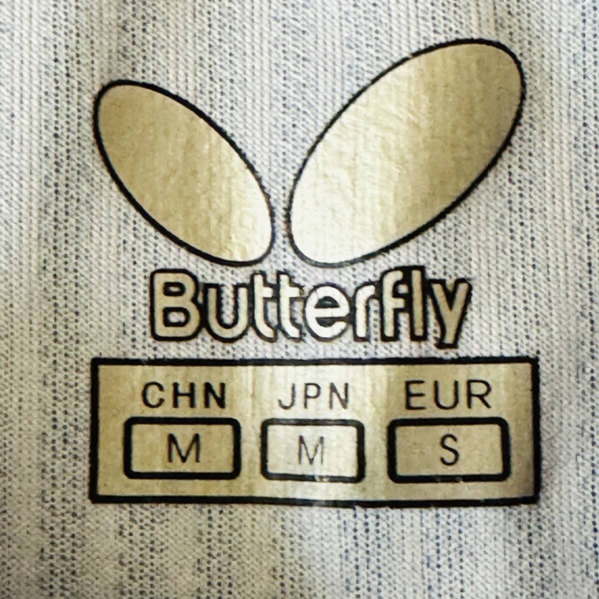 【送料無料】【USED】Butterfly/卓球シャツ/M/JTTAパッチ付/240435_画像3