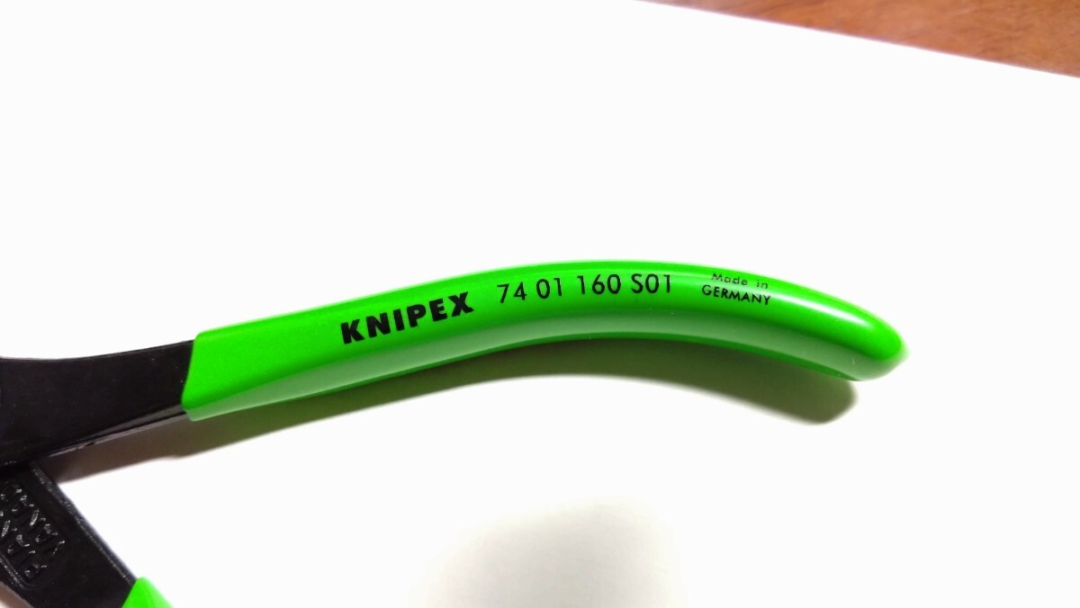 KNIPEX クニペックス 強力斜型ニッパー フラッシュグリーン 2023年限定モデル Limited color 7401-160S01 160mm_画像5