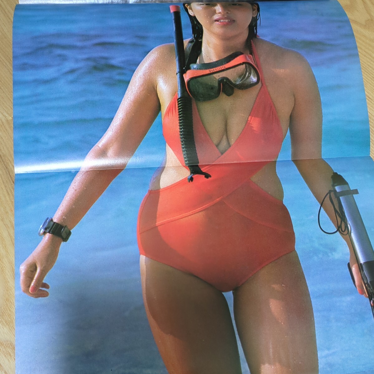 DONDON 1977年7月号　夏目雅子　かたせ梨乃　ピンナップポスター有　山本由佳理ビキニ　岡田奈々　竹田かおる水着　水木しげる・夢の楽園_画像4