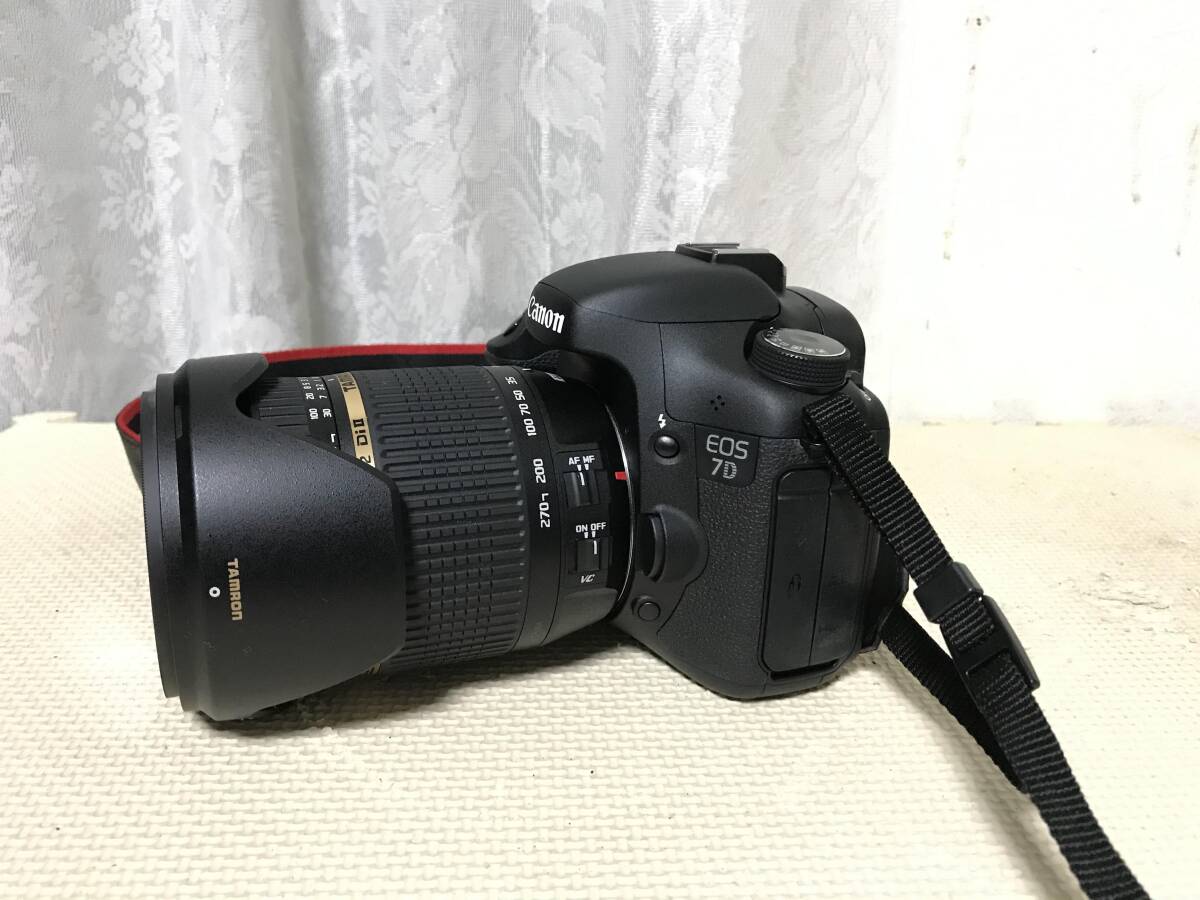 M2578 Canon EOS 7D デジタル一眼レフカメラ TAMRON タムロン Di II 18-270mm f/3.5-6.3 全国送料無料の画像4