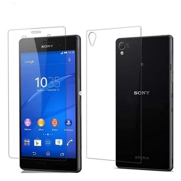 2セット＝4枚 両面セット Sony Xperia XZ1 Compact SO-02K 光沢 保護 フィルム カバー シート シール 画面 スクリーン 合計4枚_画像1