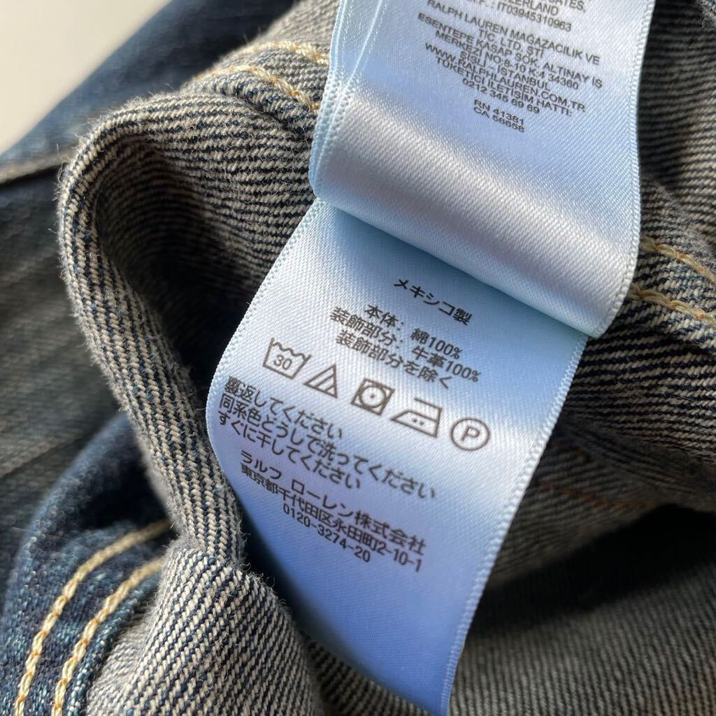 傑作】RRL “Cowboy Denim Jacket” L 101J Lee カウボーイ デニム 傑作】RRL “Cowboy Denim Jacket” L 101J Lee カウボーイ デニム