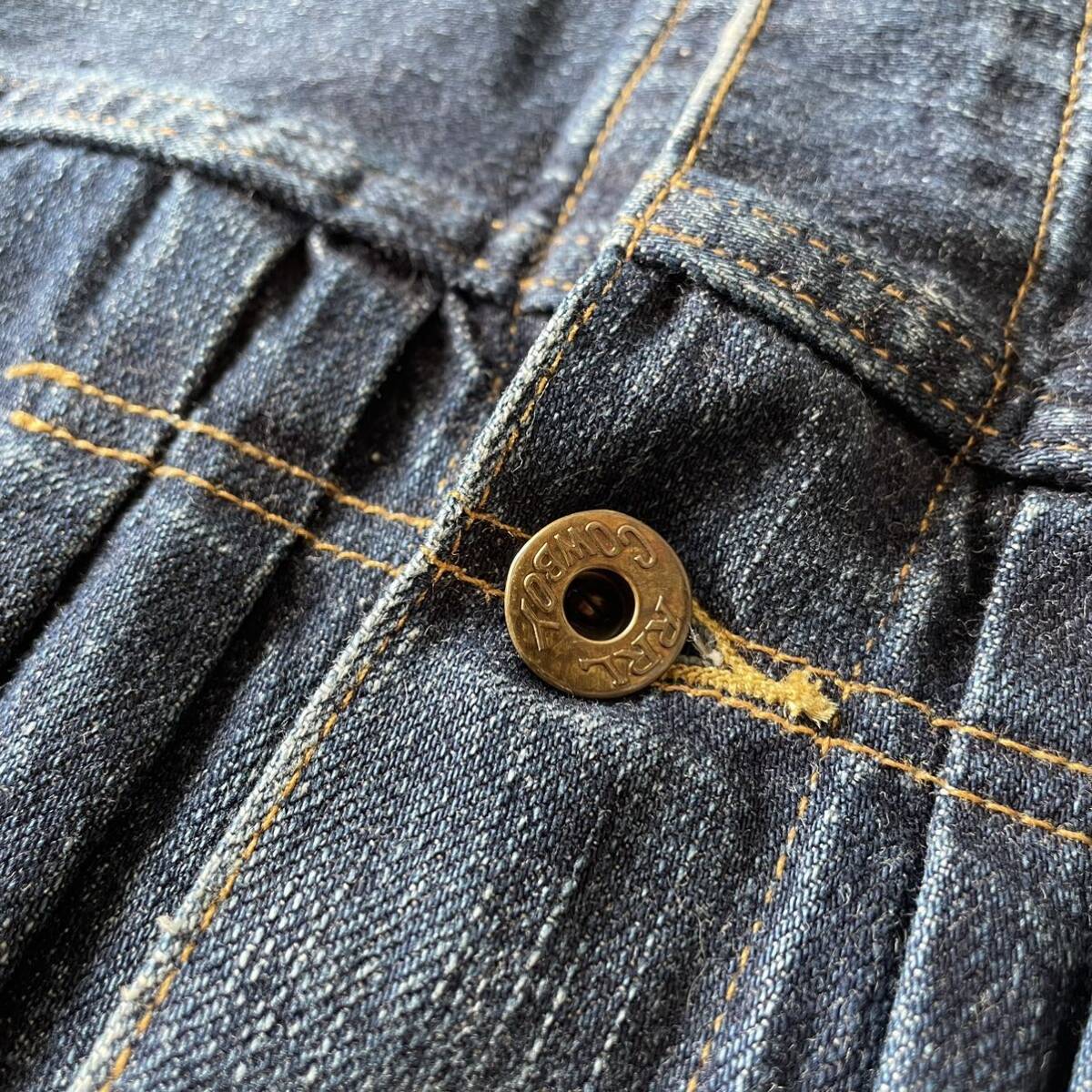 傑作】RRL “Cowboy Denim Jacket” L 101J Lee カウボーイ デニム 傑作】RRL “Cowboy Denim Jacket” L 101J Lee カウボーイ デニム