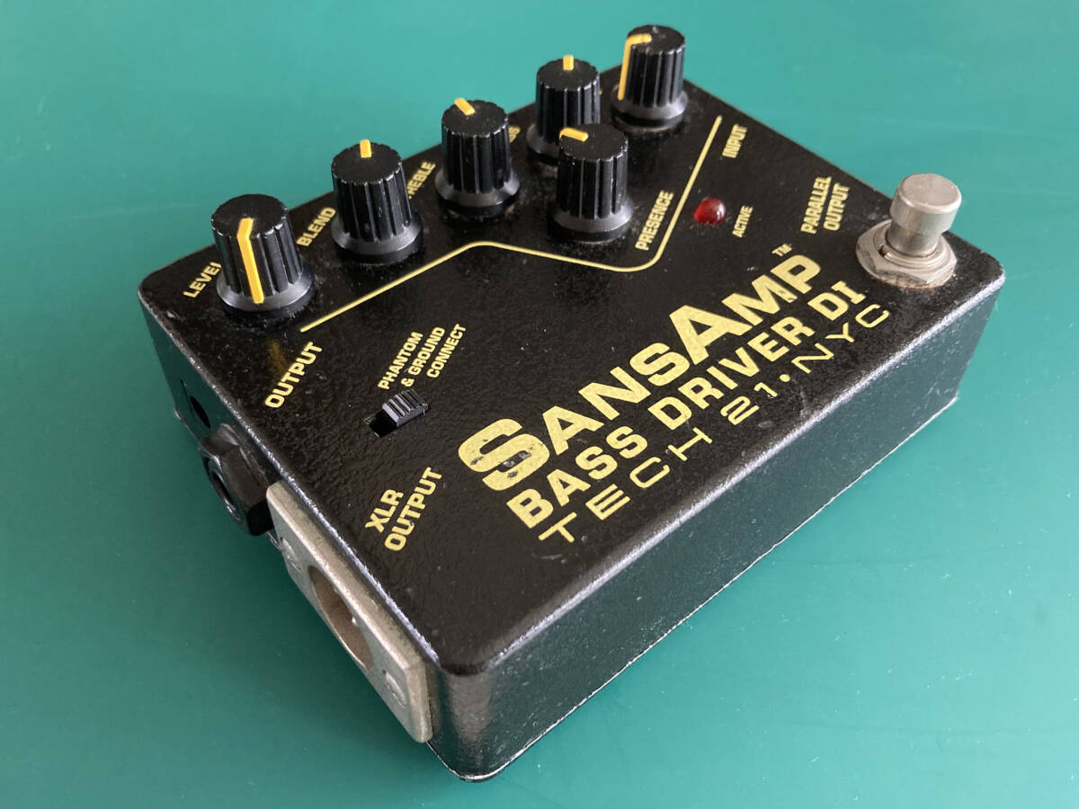 TECH21 SANSAMP BASS DRIVER DI 初期型 中古 動作品（箱・取説付）_画像7