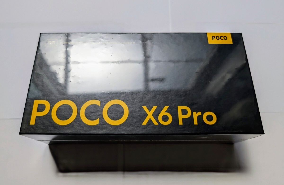 新品未開封 POCO X6 Pro RAM8G ROM256G ブラック グローバル版の画像1