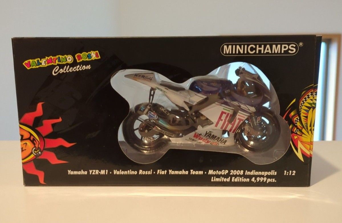 MINICHAMPS YAMAHA YZR-M1 ロッシ 2008 MotoGP FIAT YAMAHA 開封済   