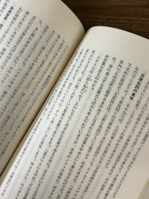 《稀少 大祝詞の解釈と信仰 神社新報社》神社本庁調査部長 岡田米夫 著 1977年発行 現状品_画像8