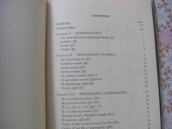 洋書 A comparative grammar of Sanskrit, Greek and Hittite サンスクリット語、ギリシャ語、ヒッタイト語の比較文法 C9の画像9