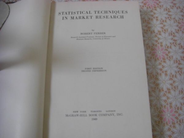 洋書 統計理論 9冊 Statistical Theory in Research、Statistical Analysis、Statistical Methods、Technological Applications D32_画像9