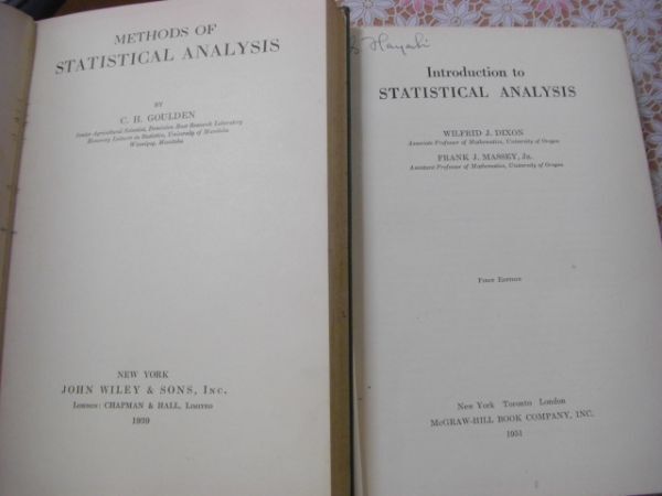 洋書 統計理論 9冊 Statistical Theory in Research、Statistical Analysis、Statistical Methods、Technological Applications D32_画像7