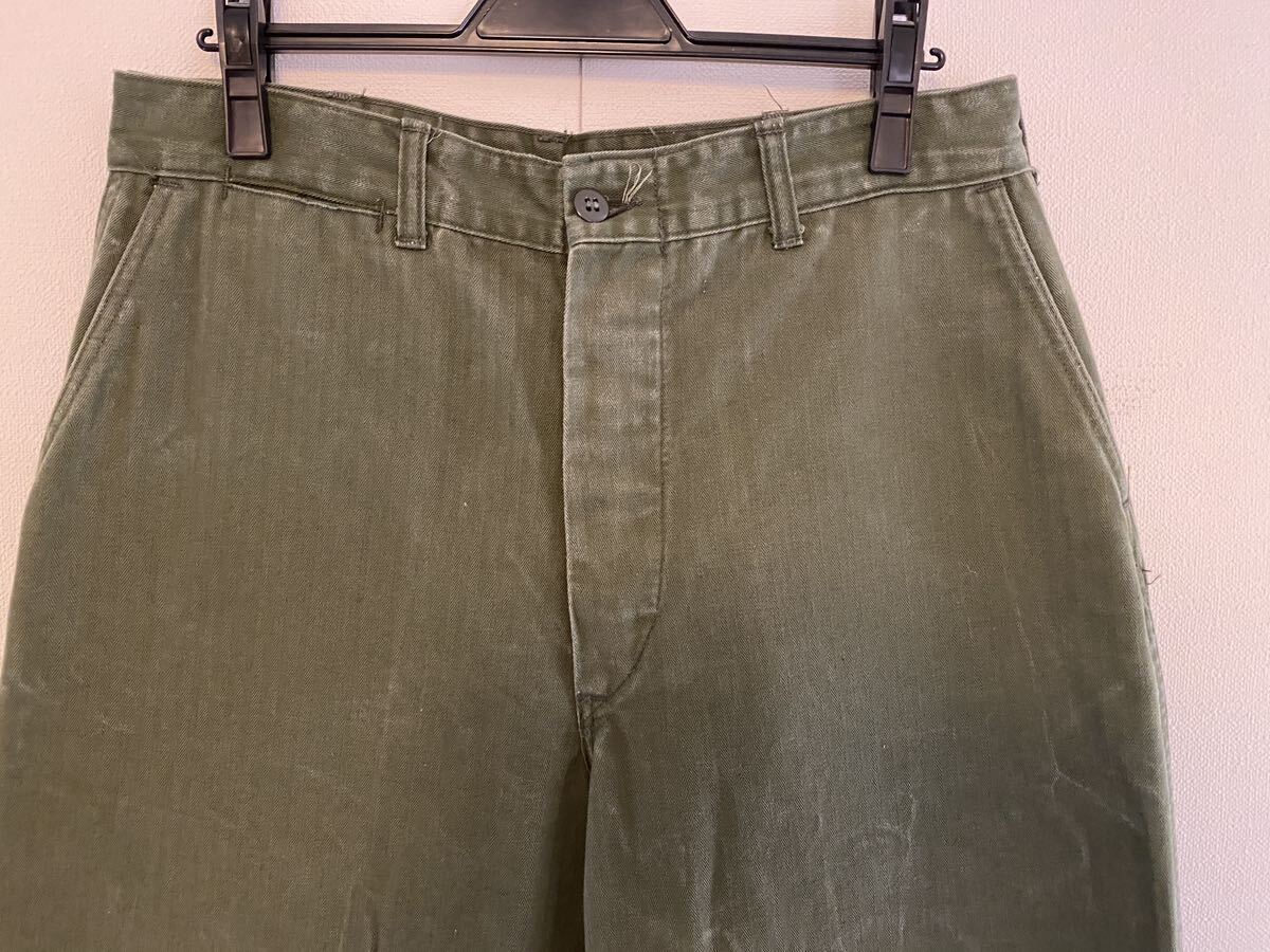 USMC P-53 HBT パンツ 50s ヘリンボーン P53 米軍 実物 vintage USMC P-53 HBT パンツ 50s ヘリンボーン P53 米軍 実物 vintage