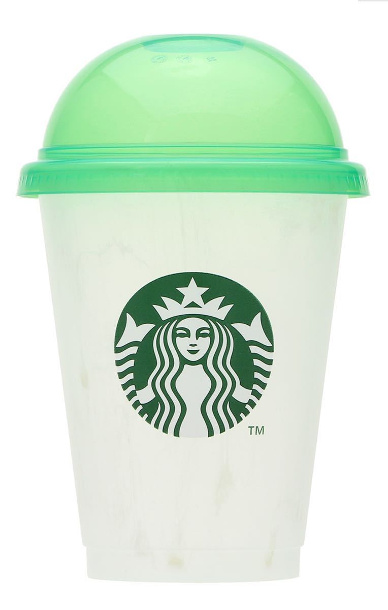 スターバックス　カラーチェンジングリユーザブルコールドカップグリーン473ml スタバ_画像7