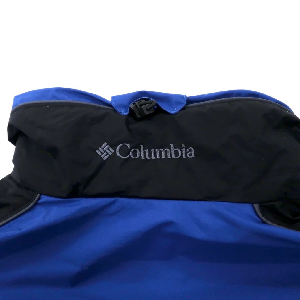 COLUMBIA VERTEX マウンテンジャケット L ブルー ナイロン 撥水 防水 ジップインジップ搭載 SM7436_画像8