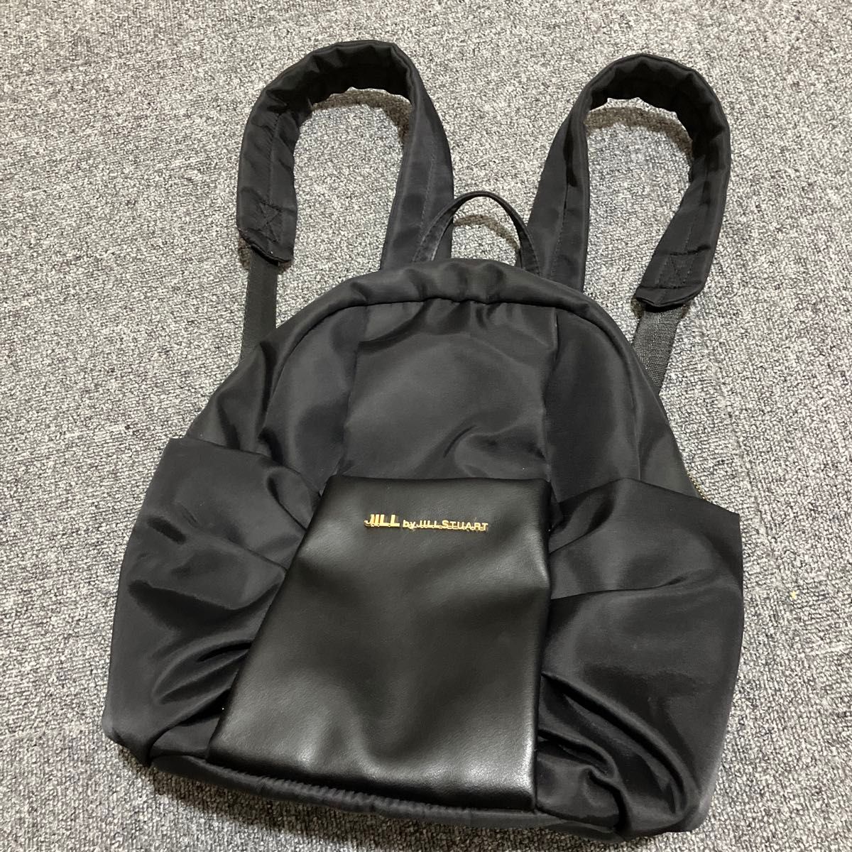 新品♡JILL by JILLSTUART ナイロンリュック リボン ブラック JILL by JILLSTUART リボンリュック バックパック黒 リュック