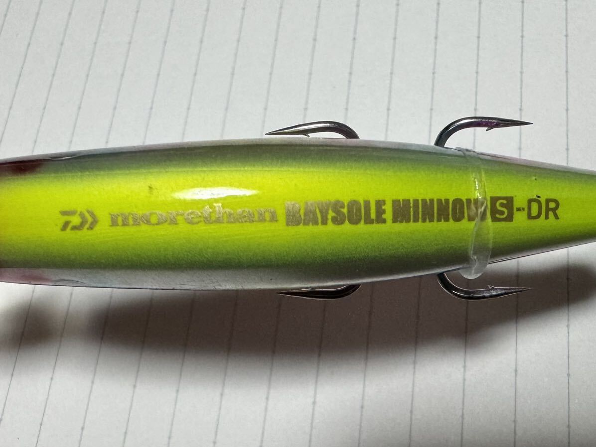 未使用品　ダイワ　DAIWA モアザンベイソールミノー BAYSOLE MINNOW 不夜城炎上_画像3