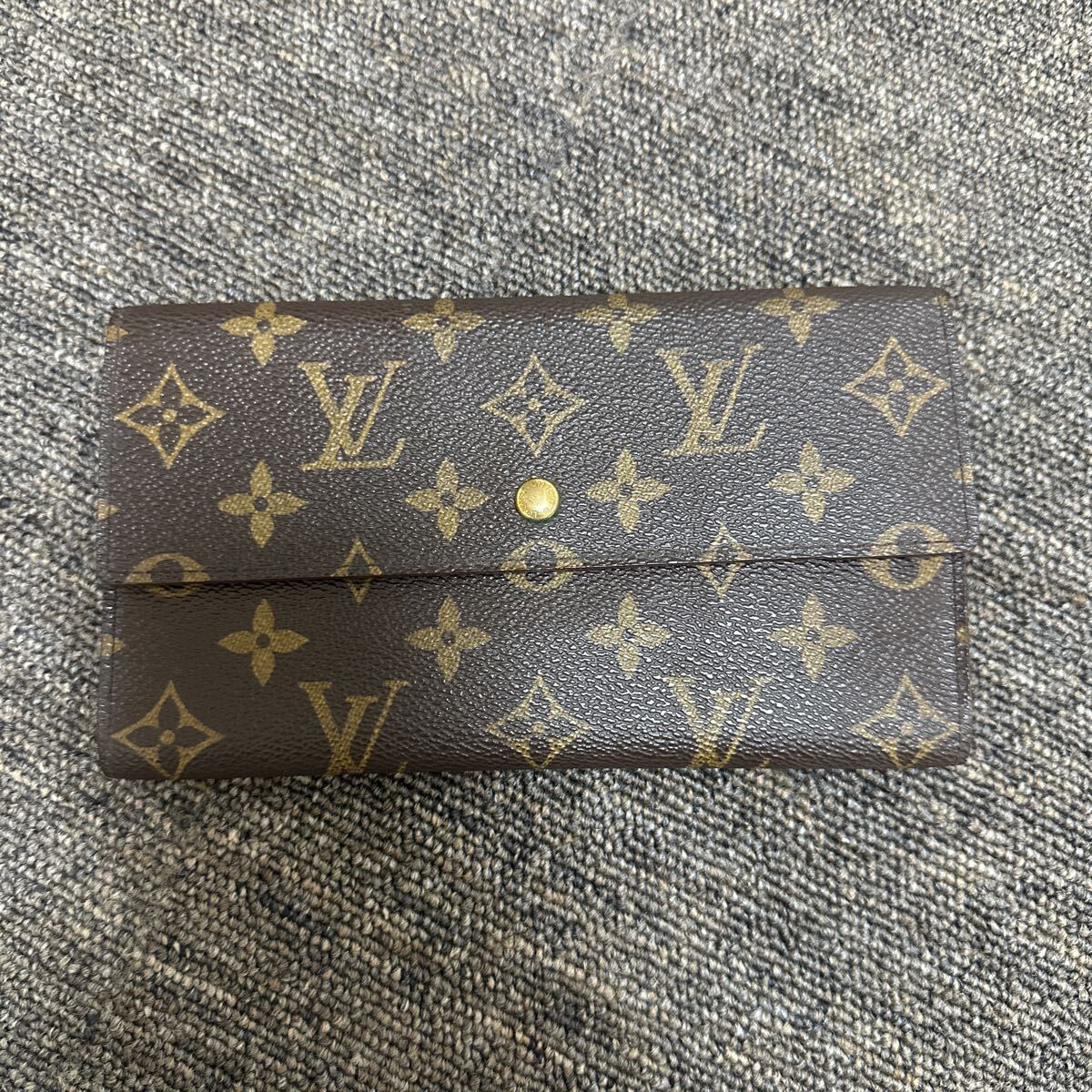 【中古品】ルイヴィトン LOUIS VUITTON モノグラム柄長財布 _画像1