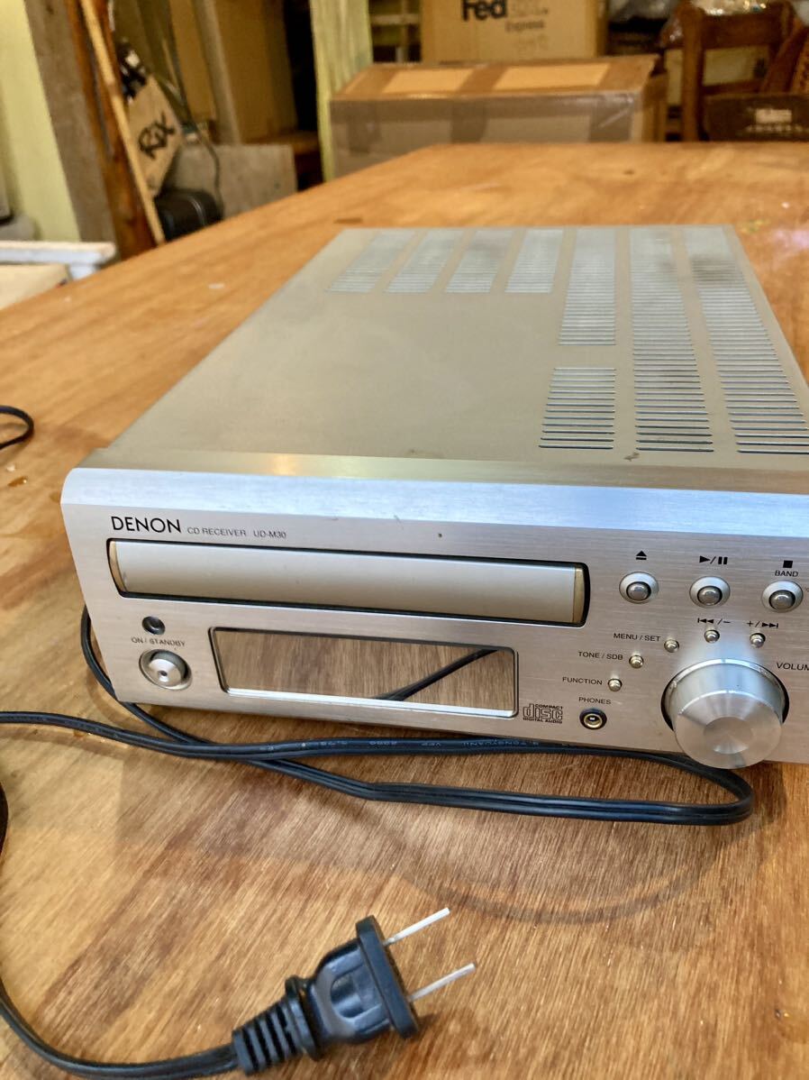 DENON CD RECEIVER UD-M30 ジャンク　CDレシーバー デノン _画像8