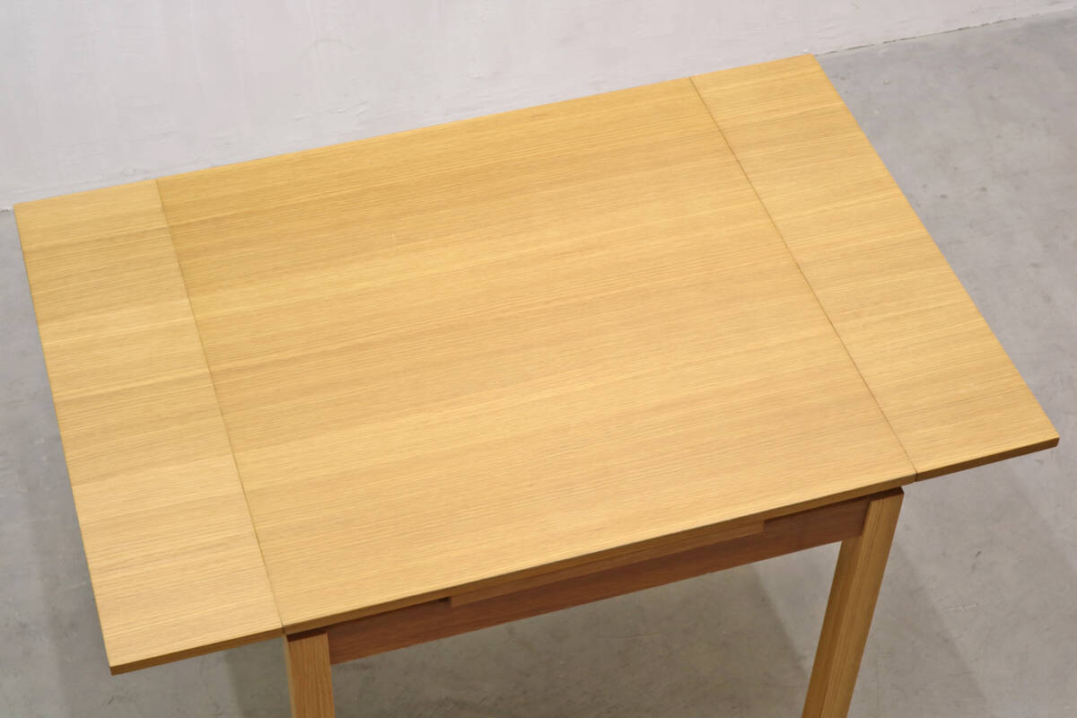 MUJI Muji Ryohin superior article plan oak material dining table do lorry f extension / sea urchin ko Northern Europe actus Karimoku /OET14074