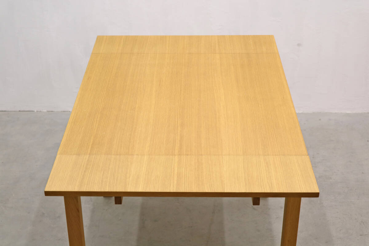 MUJI Muji Ryohin superior article plan oak material dining table do lorry f extension / sea urchin ko Northern Europe actus Karimoku /OET14074