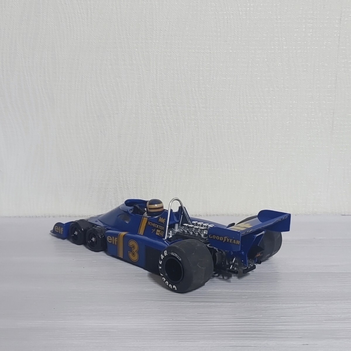 当時物 1/24 F1 ティレル P34 #3 Tyrrell プラモデル 完成品 タイレル ジャンク_画像3