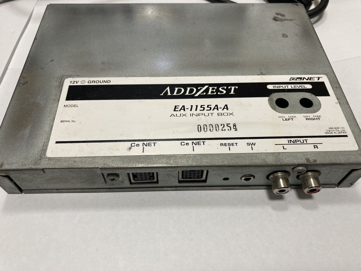 アゼスト　ADDZEST EA-1155A-A ＡＵＸ増設ＢＯＸ　　ce-NETケーブル付き_画像2