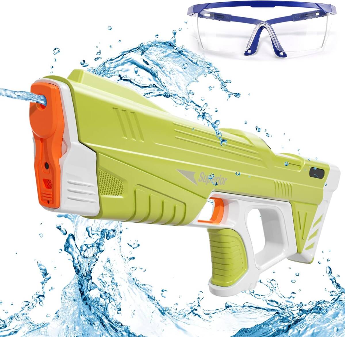  electromotive water gun yellow color electromotive water pistol super powerful . distance electric . water waterproof battery Pooh ruby chi sea water . summer festival camp place family child 