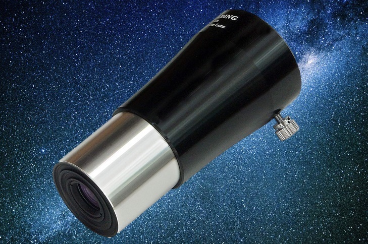 バローレンズ ショートタイプ 5倍 フルマルチコート３枚玉高性能 高倍率 31.7mm径 88×40×40mm 長いアイレリーフ 天体観測 観測 観察 学習