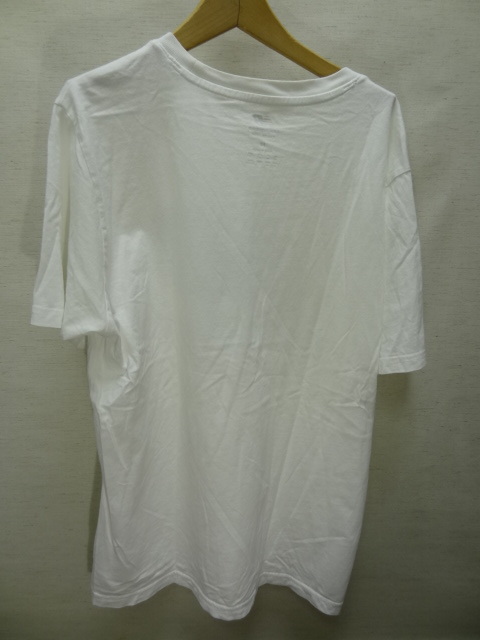 全国送料無料 ニューバランス new balance メンズ 綿100% 白色 半袖 スポーツ Tシャツ M（JPN L）_画像9