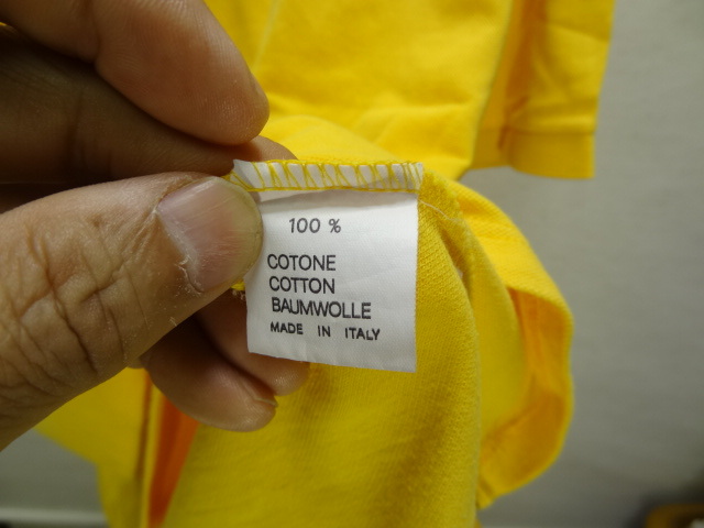全国送料無料 トラサルディー TRUSSARDI イタリア製 メンズ 綿100％素材 胸刺繍入り 鹿の子素材半袖 ポロシャツ Mサイズ_画像6