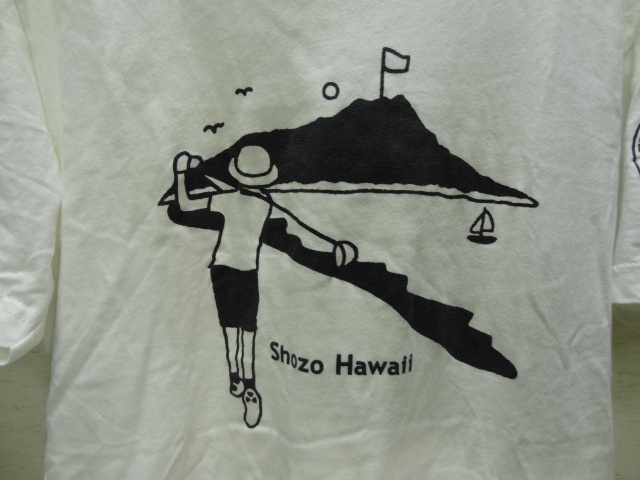 全国送料無料 ハワイ HAWAII 88tees メンズ&レディース 白色 綿 100%素材 ゴルフ プリント 半袖Tシャツ Sサイズ