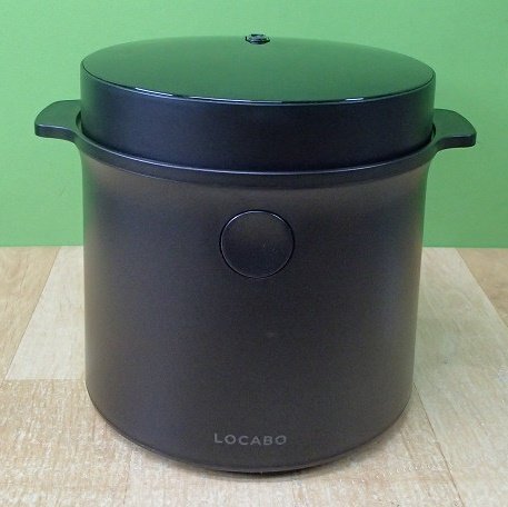 美品 糖質カット炊飯器 LOCABO JM-C20E ブラック 22年製 炊飯ジャー 蒸し料理 スチーム 玄米 炊き込みご飯 即決あり_画像2