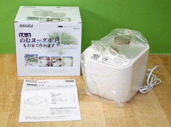 未使用 仲佐 とろっとのむヨーグルトメーカー NYM-100 発酵食品 NAKASAの画像1