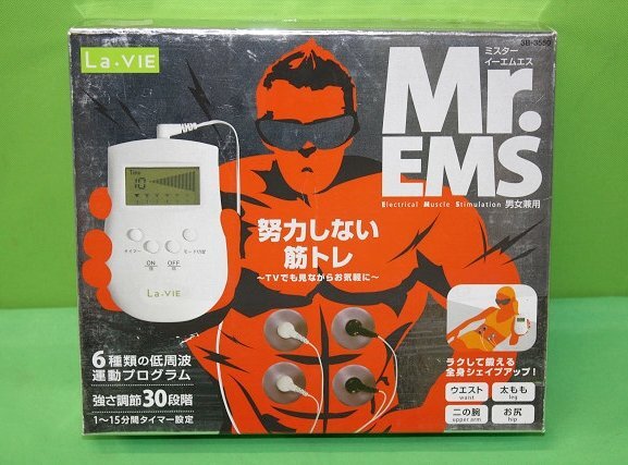 La-VIE Mr.EMS ラヴィ ミスターイーエムエス 腹筋パッド 筋トレ 低周波 シェイプアップ 送料520円_画像4