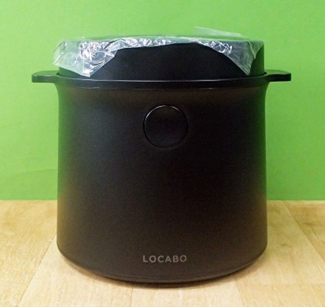 未使用 糖質カット炊飯器 LOCABO JM-C20E ブラック 22年製 炊飯ジャー 蒸し料理 スチーム 玄米 炊き込みご飯 即決あり 外箱ダメージの画像2