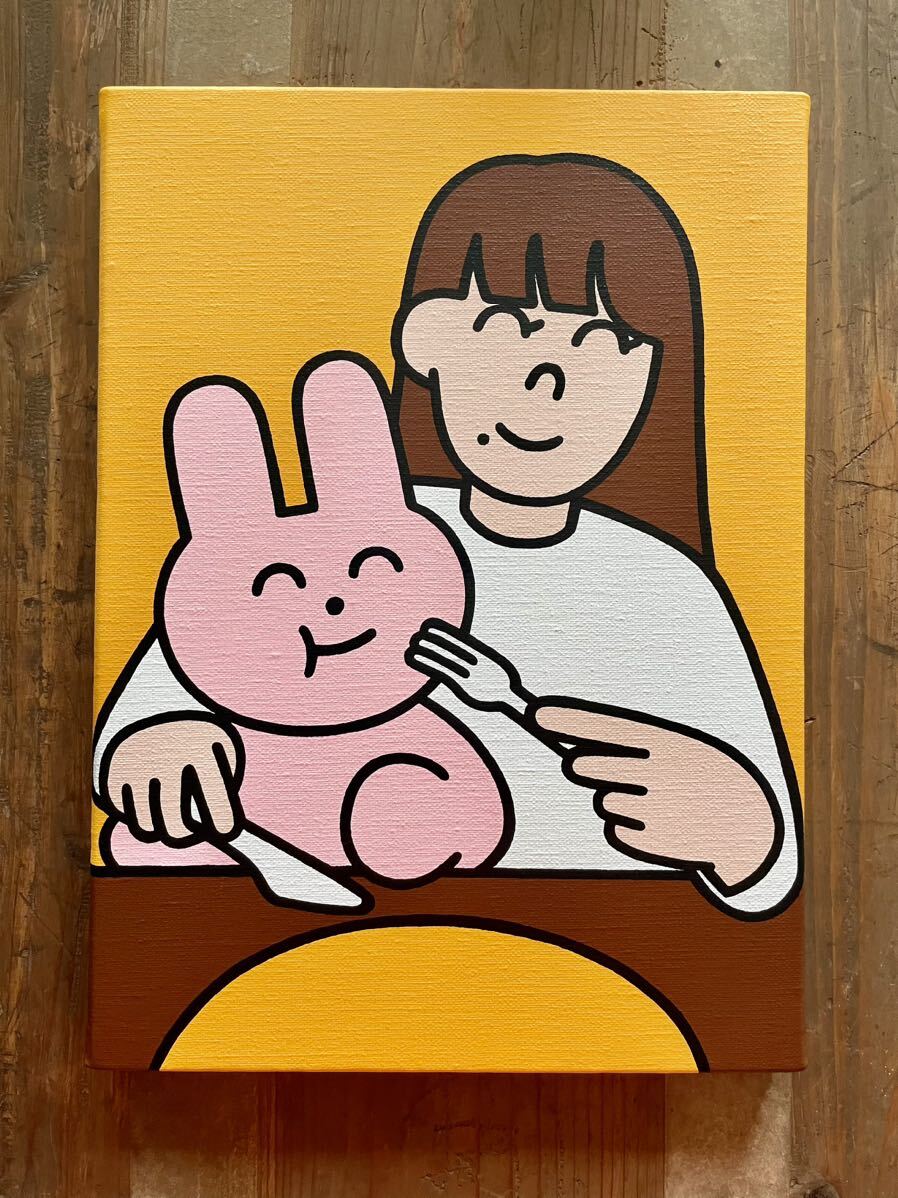 わかる WAKARU 原画 直筆 サイン入り キャンバス 『 FRIENDS わかる WAKARU 原画 直筆 サイン入り キャンバス 『 FRIENDS