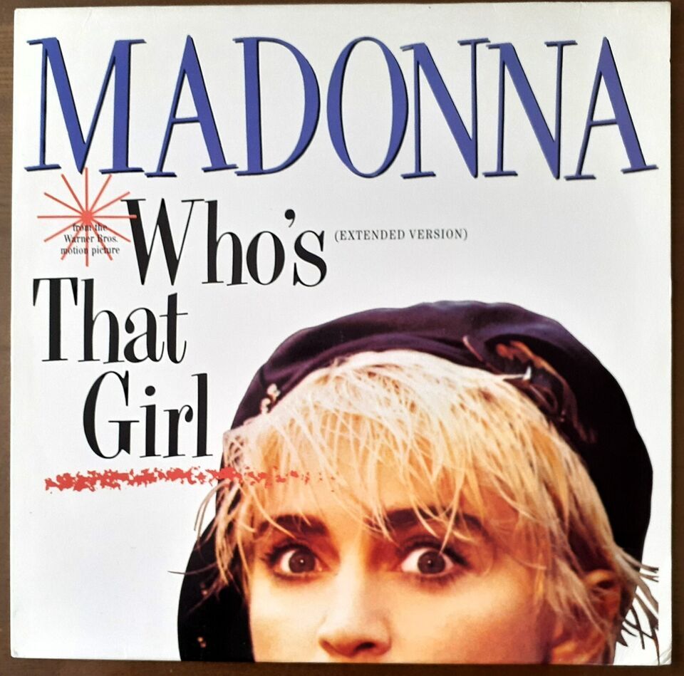 MADONNA　マドンナ　Who's That Girl　スペイン盤 12” シングル レコード_画像2