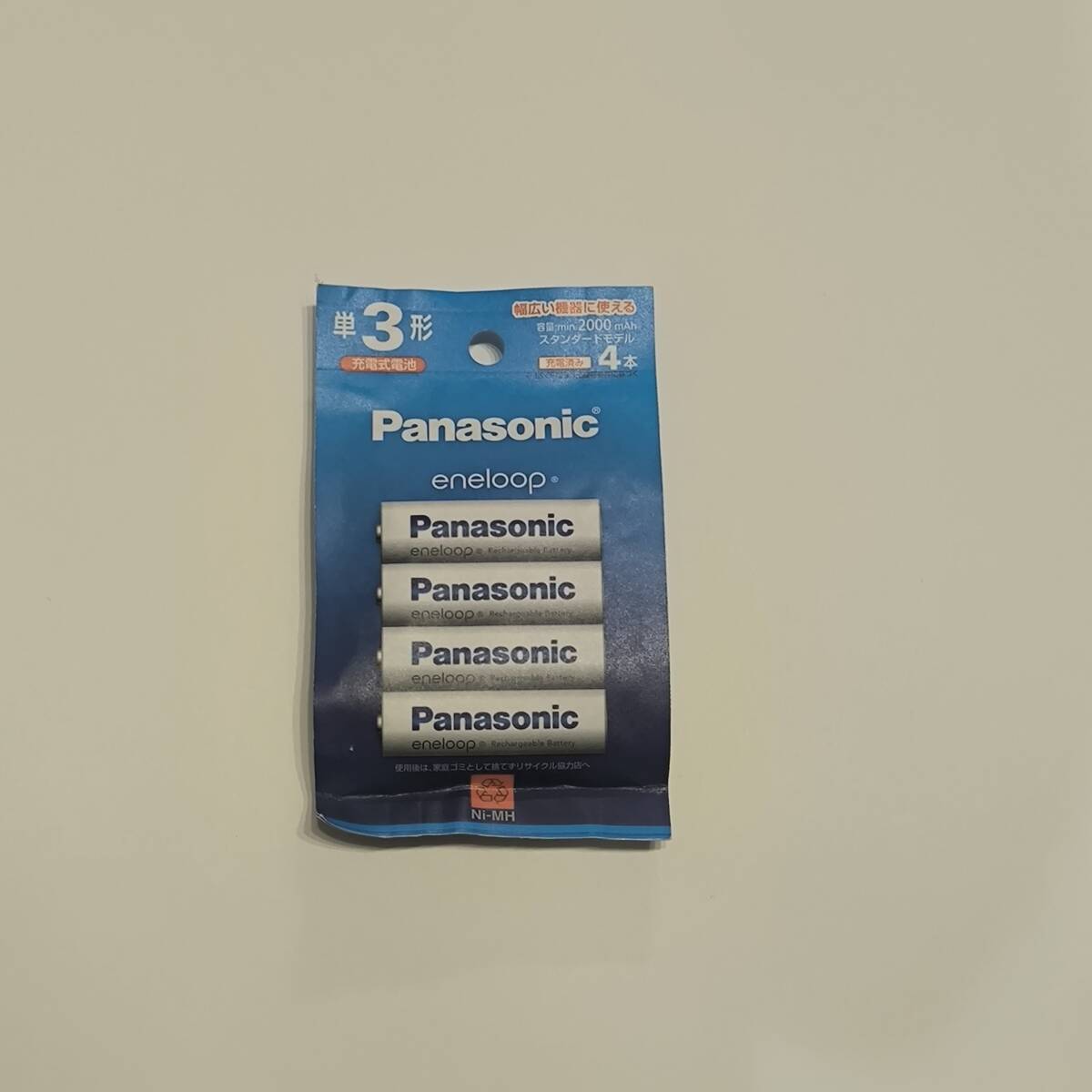  Panasonic lPanasonic single 3 shape Nickel-Metal Hydride battery / Eneloop standard model 4ps.@ pack BK-3MCDK/4H [4ps.@]