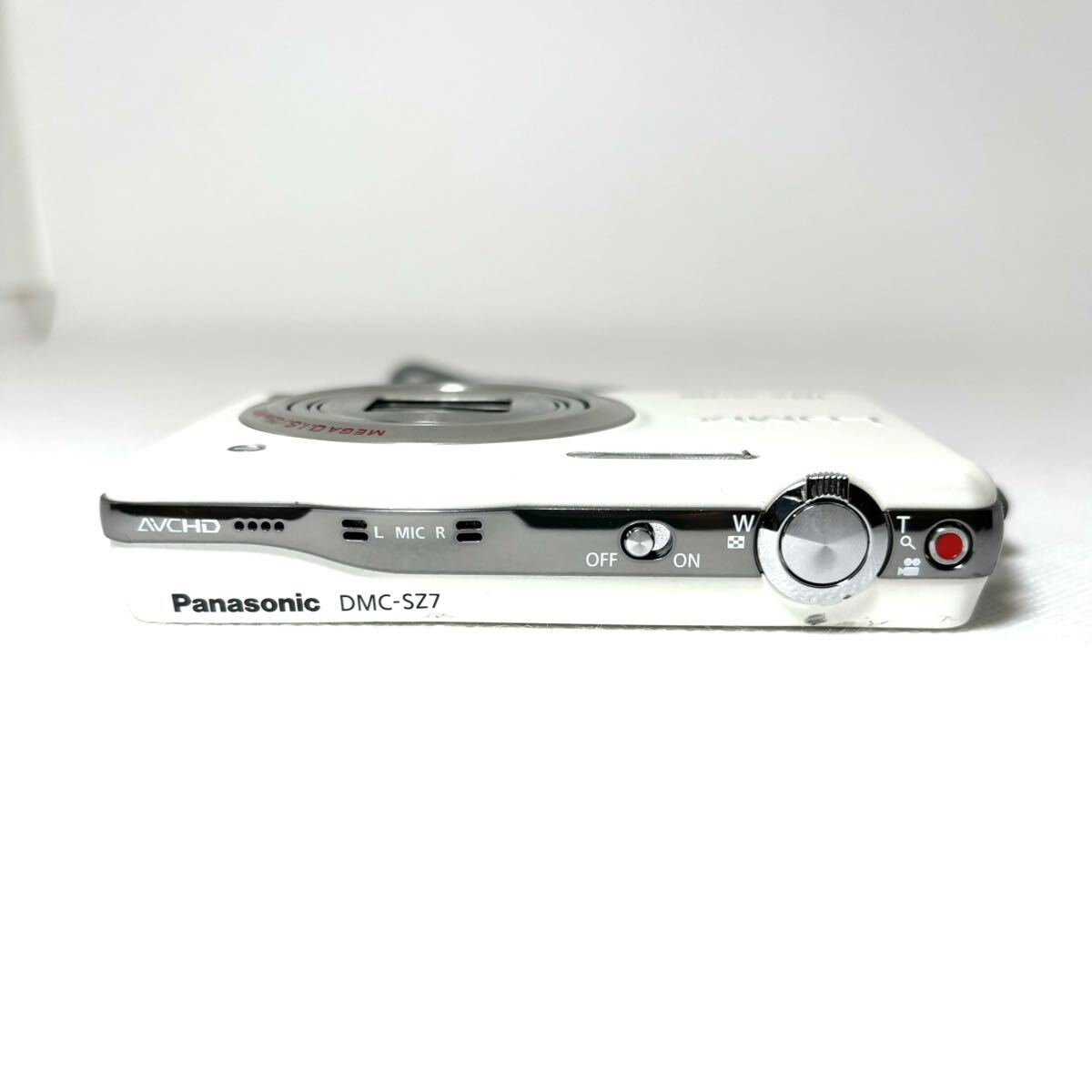 【稼動品】Panasonic/パナソニック LUMIX DMC-SZ7 デジカメ ホワイト_画像5
