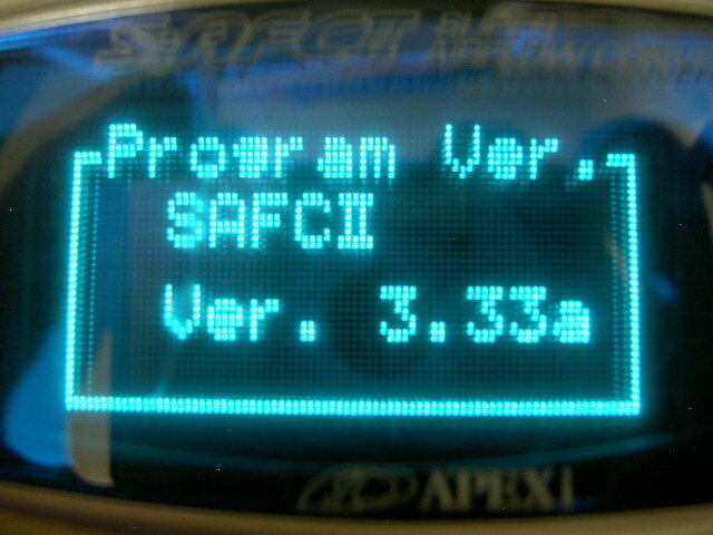 S-AFC2 アペックス スーパー AFC APEXi エアフロ 補正 燃調★SVC VSC 燃料 燃費 ECU HKS neo サブコン VFC P-FC CPU ECU FC 1J RB_プログラムは　3.33a　となっております。