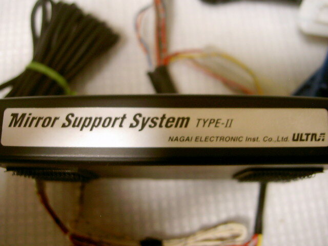 Mirror Support System Type-Ⅱ ミラーサポート システム サンキューハザード ULTRA 永井電子 レガシィ ツーリングワゴン 2.0GT BP5 BPBL_本体銘板。