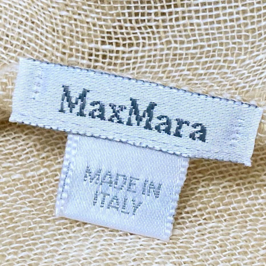 * очень красивый товар * Max Mara *MaxMara чистый linen100%* супер большой размер лен палантин шаль UV* охлаждение меры путешествие .... пляжный курорт Италия производства 