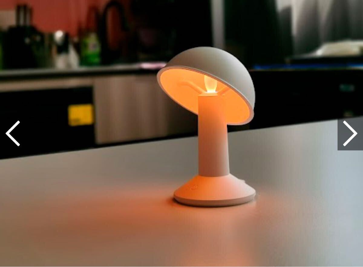 Tubicen テーブルランプ おしゃれ キャンドルライト LEDライト ポータブルライト LED モダン ナチュラル 間接照明 コードレス MUSHROOM