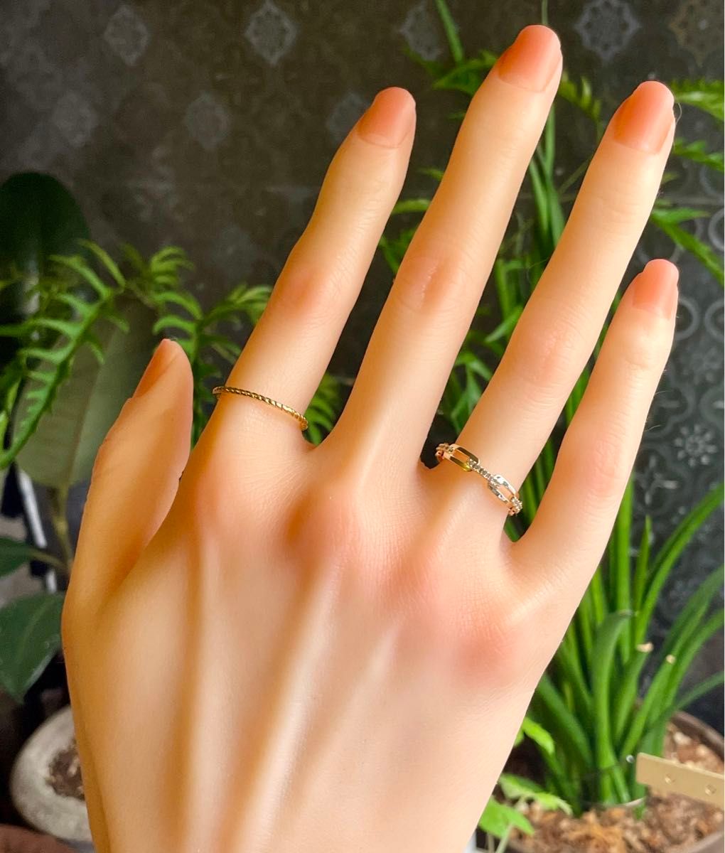 現行品 ココシュニック K10YG 14号 透かしチェーンモチーフ 現行品 ココシュニック K10YG 14号 透かしチェーンモチーフ