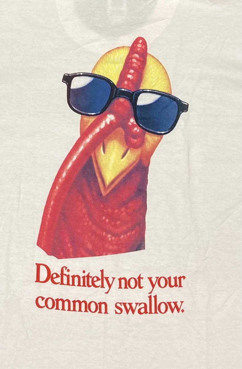 デッド 90s ワイルドターキー WILD TURKEY FRUIT OF THE LOOM L Tシャツ 白 企業 _画像5